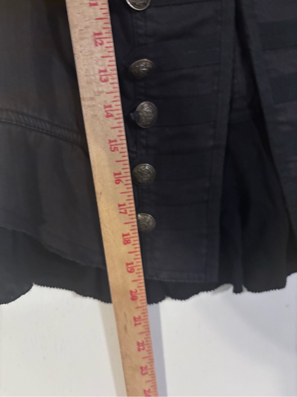 Free People Black Military-Inspired Button Vest XS - Picture 3 of 8